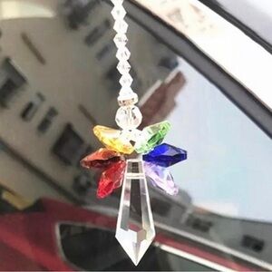 Crystal angel suncatcher